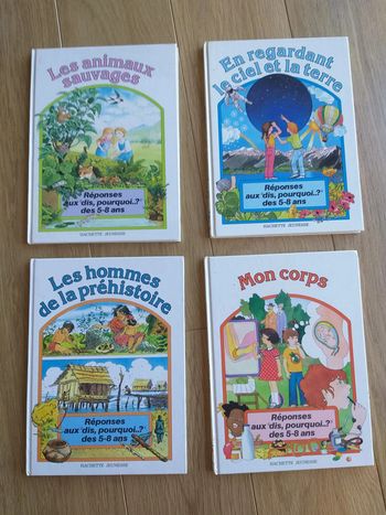 Lot 4 livres vintage "Réponses aux "dis, pourquoi?"