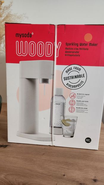 Machine à eau pétillante mysoda Woody sparkling water maker