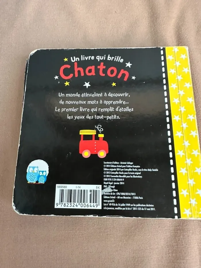 Lot de deux livres qui brille papillon et chaton - photo numéro 7