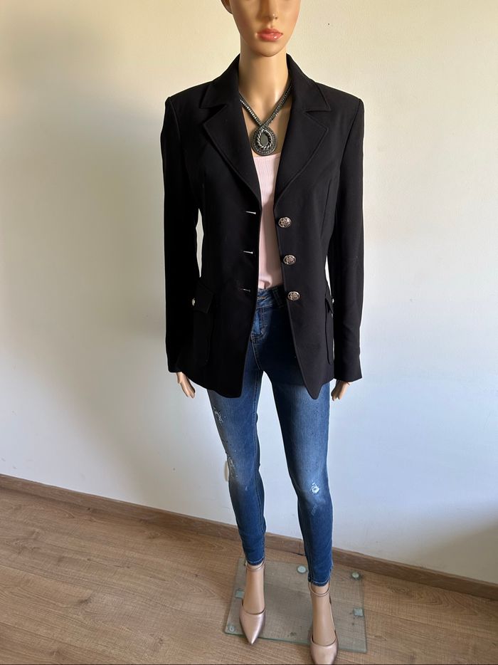 Blazer noir mi long Morgan taille 38 jamais porté - photo numéro 3