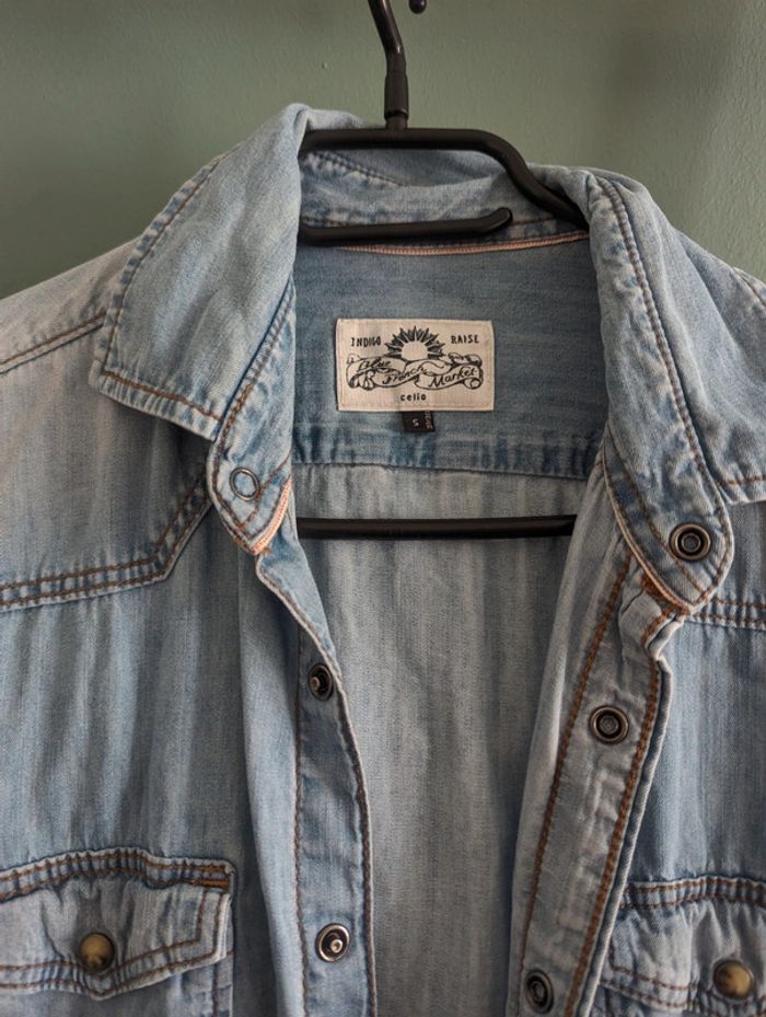 Chemise en jean homme - photo numéro 2