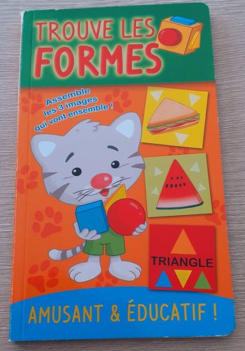 Livre éveil enfant - "Trouve les formes" - éditions Caramel