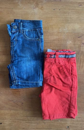 2 shorts garçon 3 mois