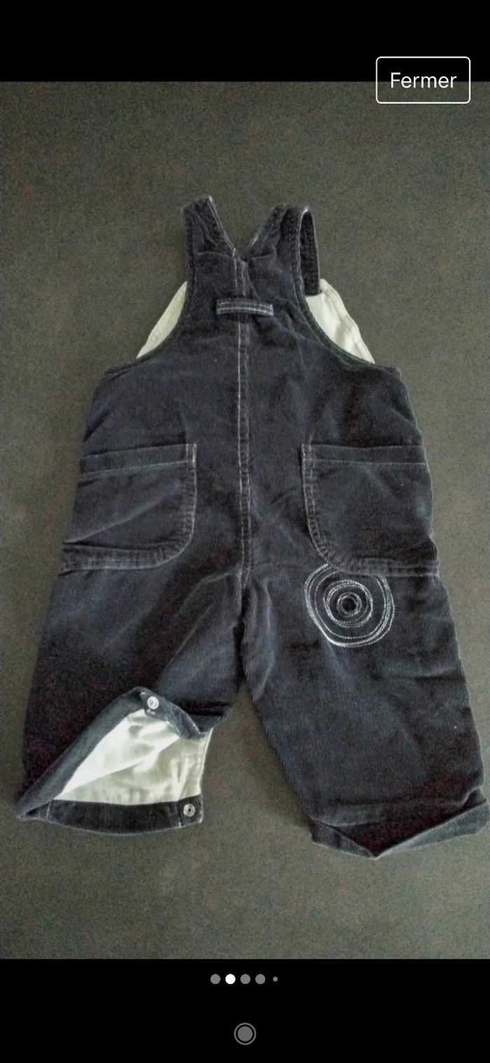 Salopette et chemise