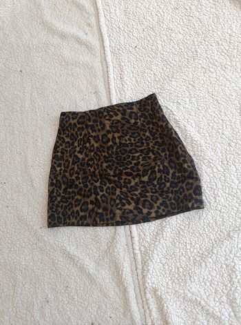 NEUF Mini jupe léopard Zara - taille S - imprimé fauve tendance vintage y2k