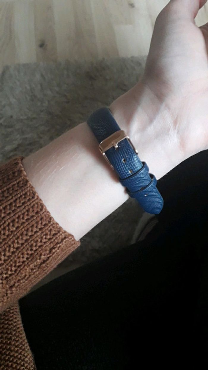 Montre Rose gold/Bleu marine - photo numéro 4