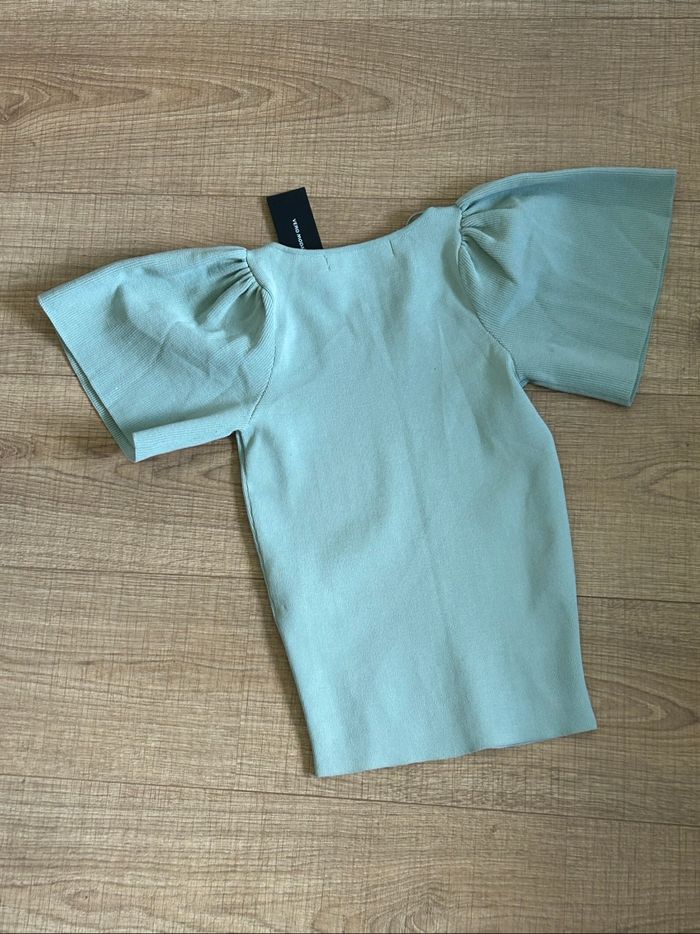Haut vert neuf à manches courtes Vero Moda taille XS (valeur 30€) - photo numéro 8