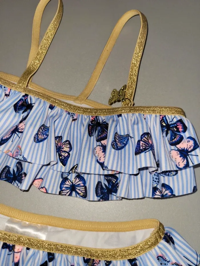 Maillot 2 pièces volonté H&M t98-104 3-4ans - photo numéro 3