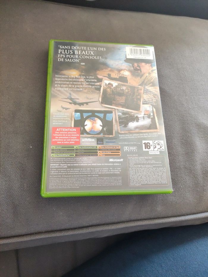 Call of duty 2 big red one Microsoft xbox - photo numéro 4