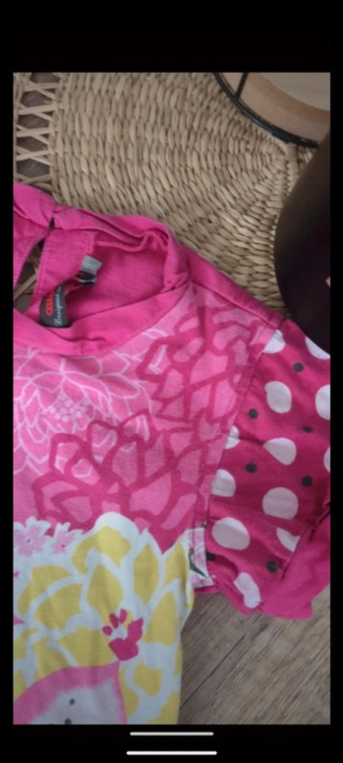 Tee shirt fleuri catimini - photo numéro 3