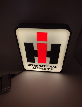 Lampe lumineuse à led case IH