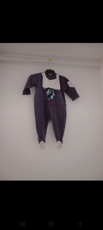 Pyjama snoopy mixte 3mois