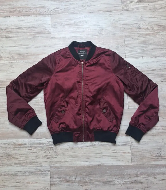 Veste/bombers bordeaux