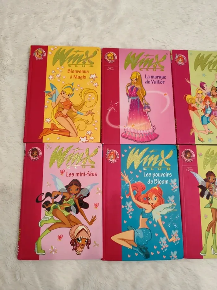 Lot de 10 livres Bibliothèque Rose Winx - photo numéro 2
