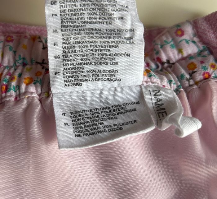 jupe plissée imprimé chevron rose taille 2 ans - photo numéro 7