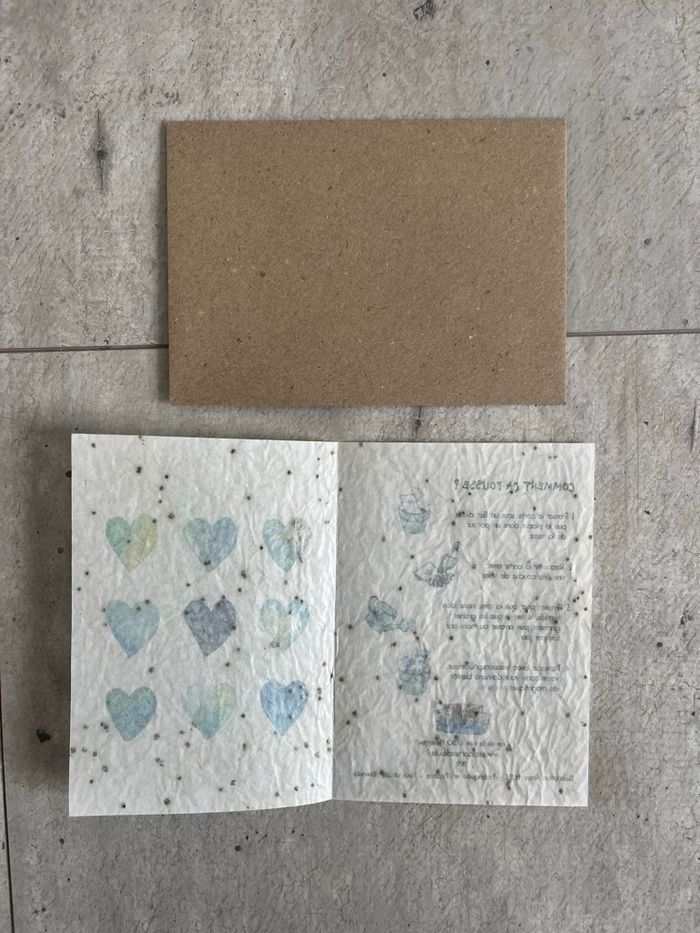 Carte à planter cœur - photo numéro 3