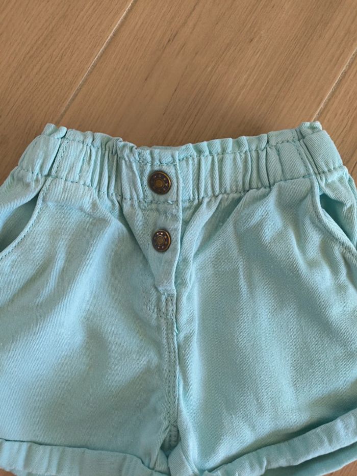 Short bleu turquoise gemo - photo numéro 2