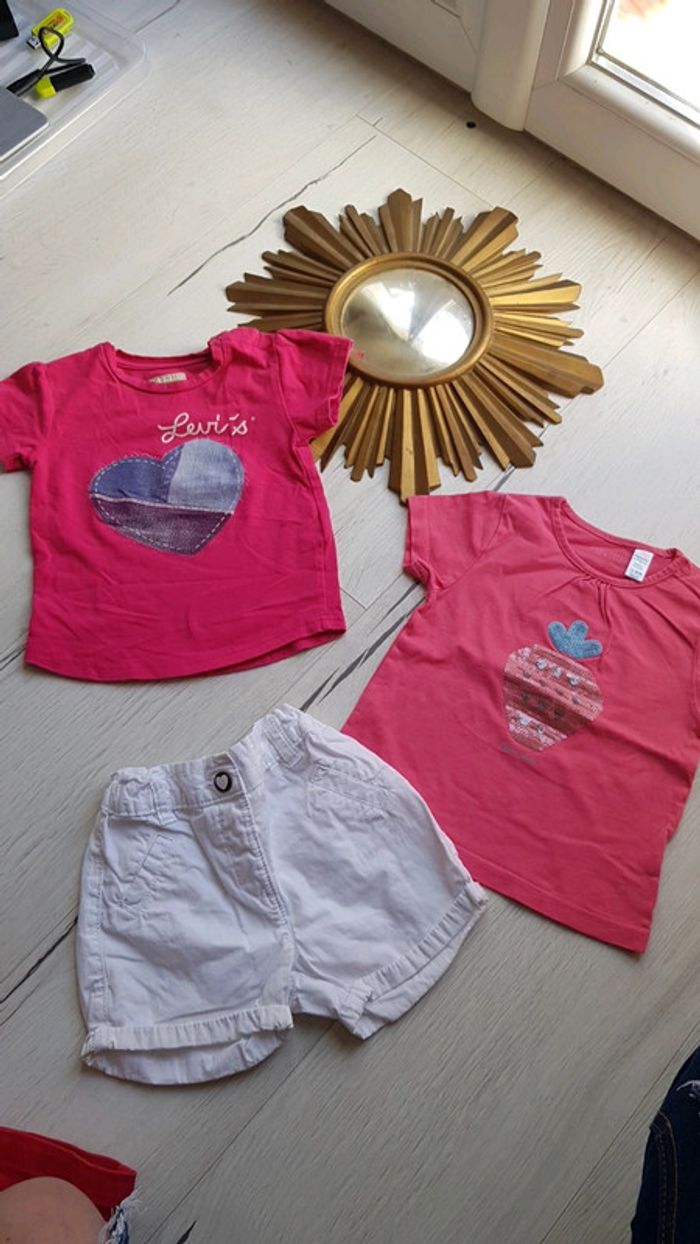 Ensemble 3 pièces fille été 18 mois Levis okaidi kiabi - photo numéro 5