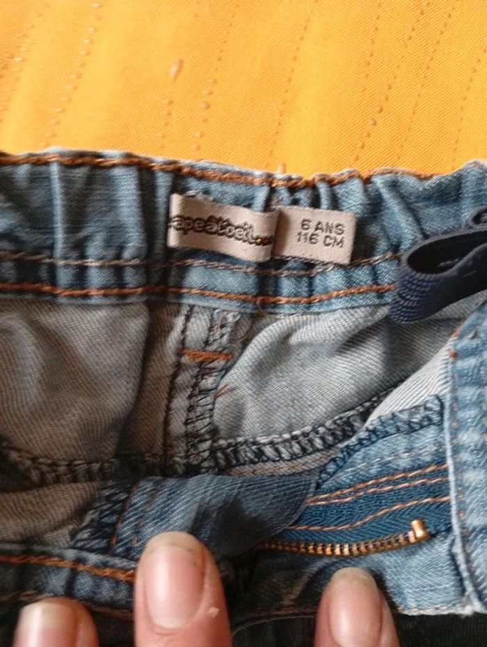 Lot Printemps été 3 shorts bleu 6 ans pour garçon - photo numéro 10