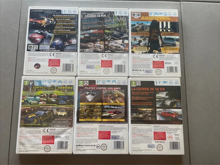 Lot 6 Jeux Need For Speed Nintendo Wii FR - photo numéro 2