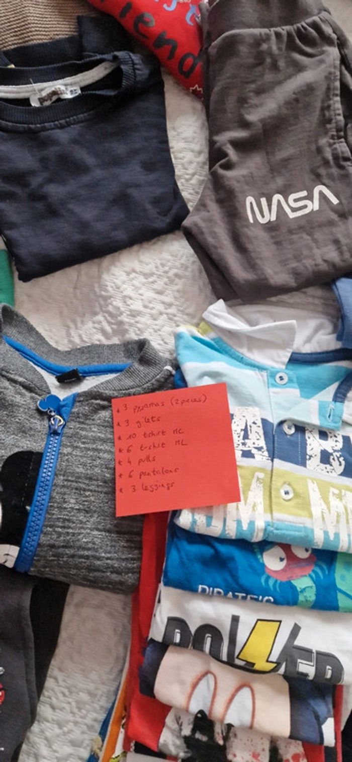 Lot 35 vêtements garçon 2 et 3 ans - photo numéro 15