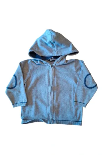 Gilet zippé 18 mois tape à l'œil