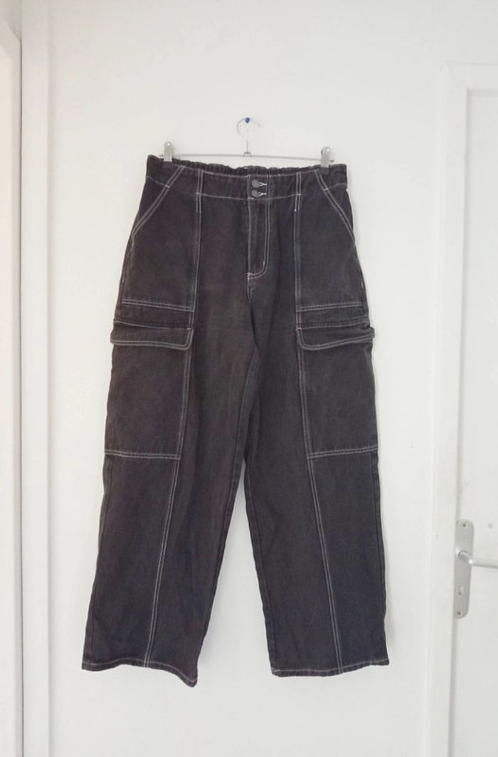 Jeans cargo patte d'eph / évasé femme
