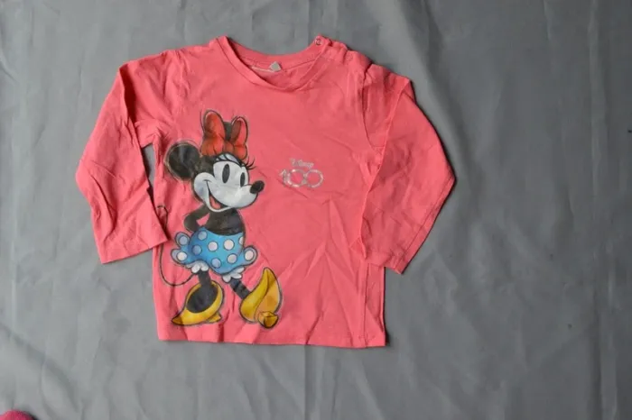 T-shirt Disney Minnie Fuchsia Fille 24-36 mois
