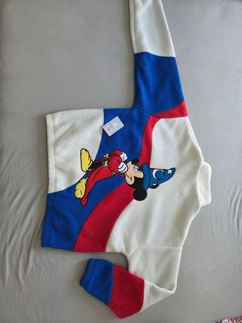 Veste sherpa Polaire logo Mickey apprentie Sorcier Disneyland Paris taille L