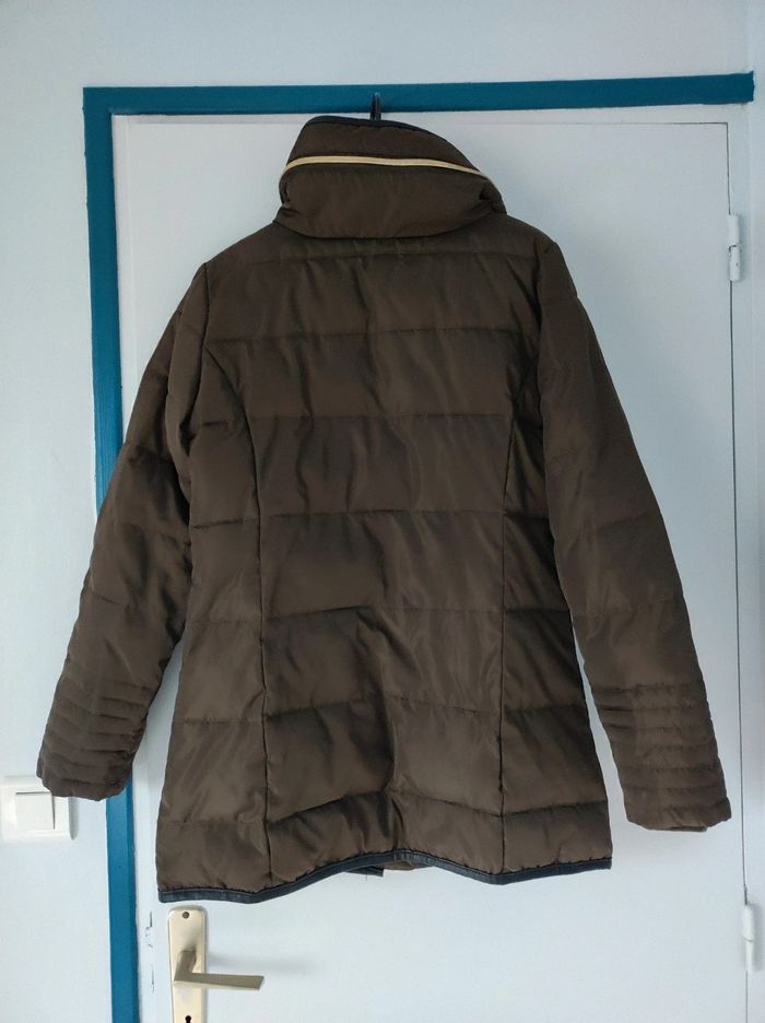 Blouson doudoune marron taille 36 - photo numéro 3