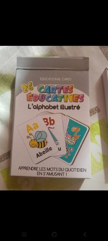 Cartes alphabétiques