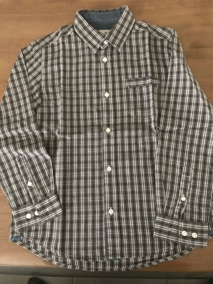 Chemise marron Cyrillus 10 ans NEUVE - photo numéro 4