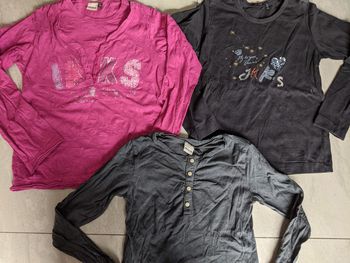 Lot de 3 tee shirt manches longues IKKS 8 ans