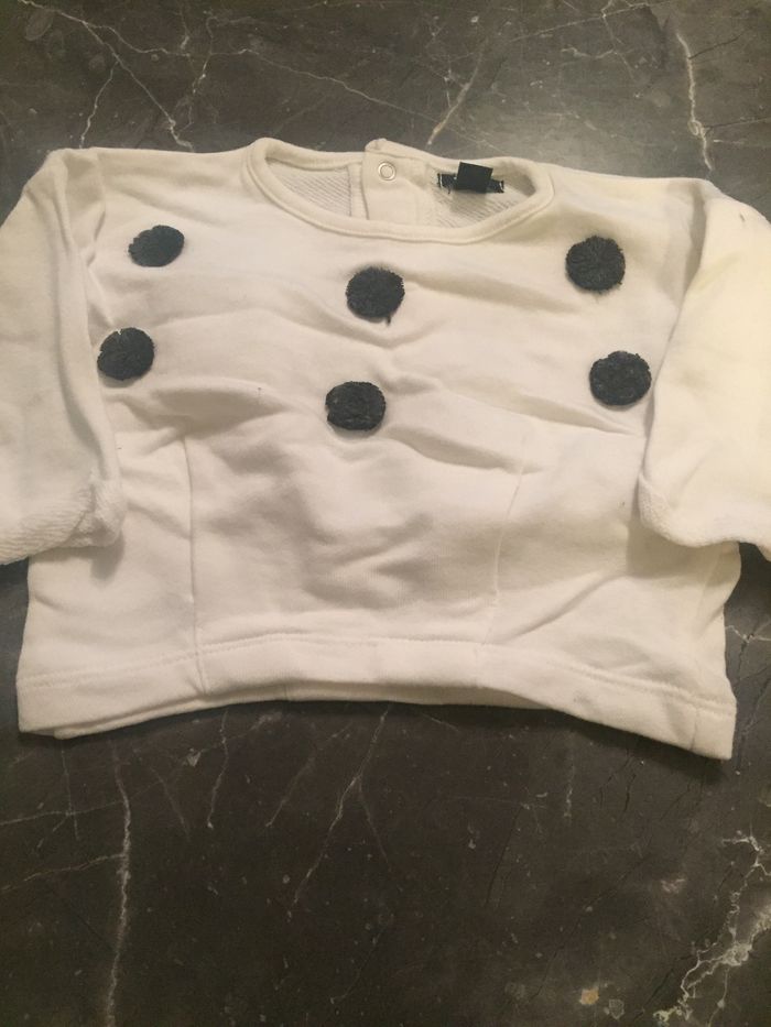 Sweat-shirt fantaisie Kiabi taille 3 mois