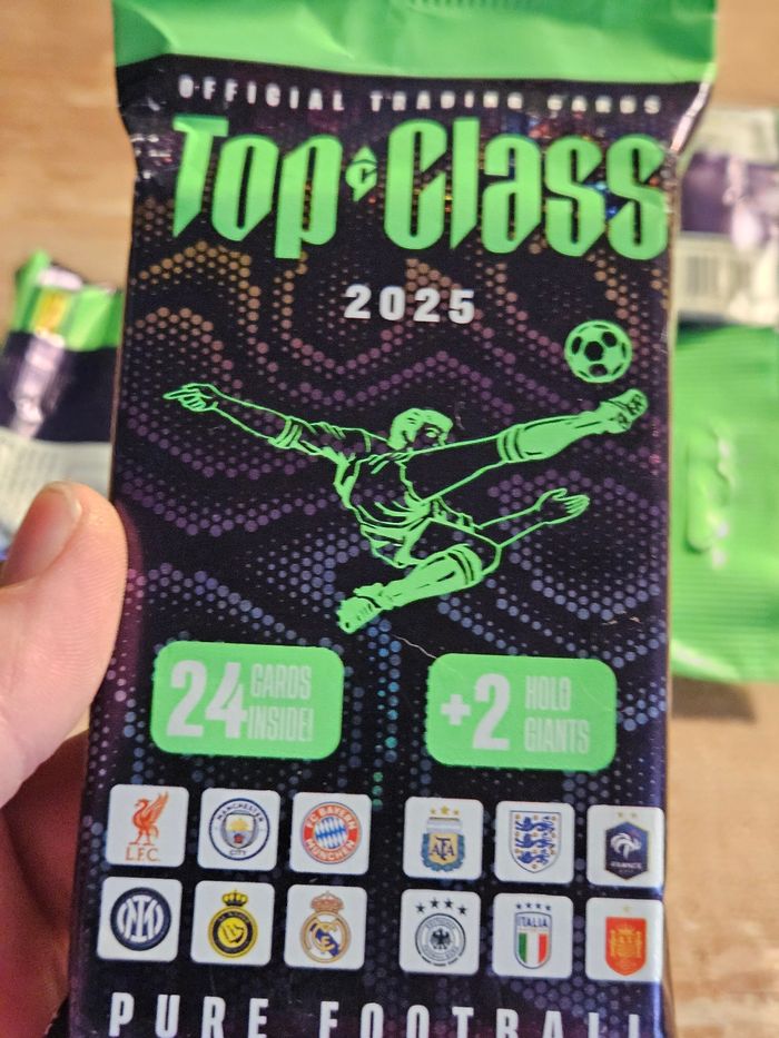 Lot 3 pochettes Panini Top Class 2025 – Pure Football - photo numéro 9