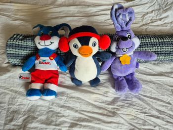3 peluches Kinder/Milka