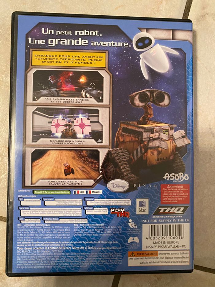 Jeu pc wall E Disney - photo numéro 2