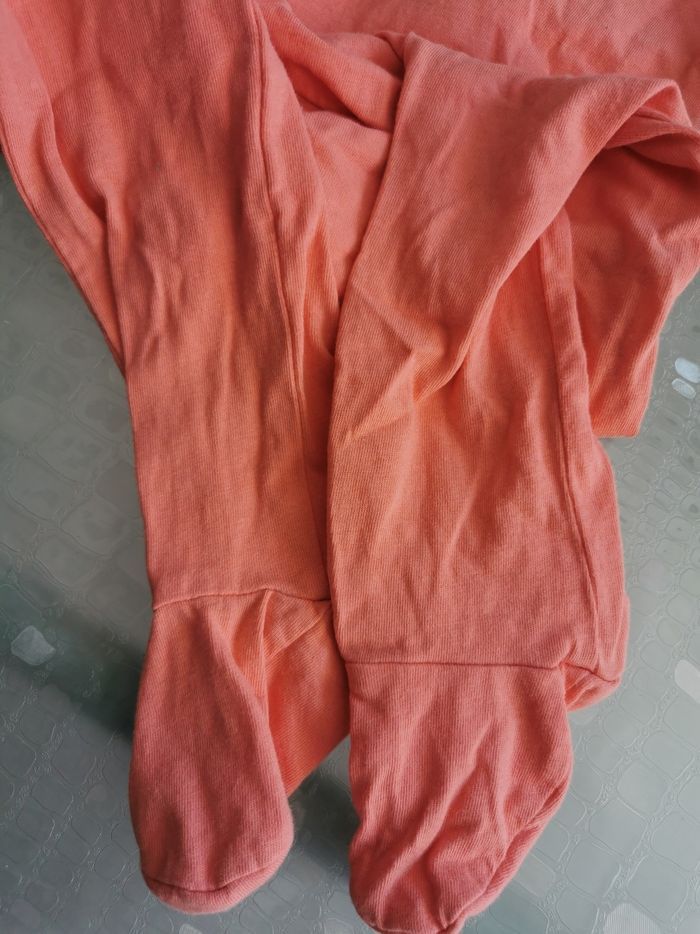 Pyjama bébé orange - photo numéro 3