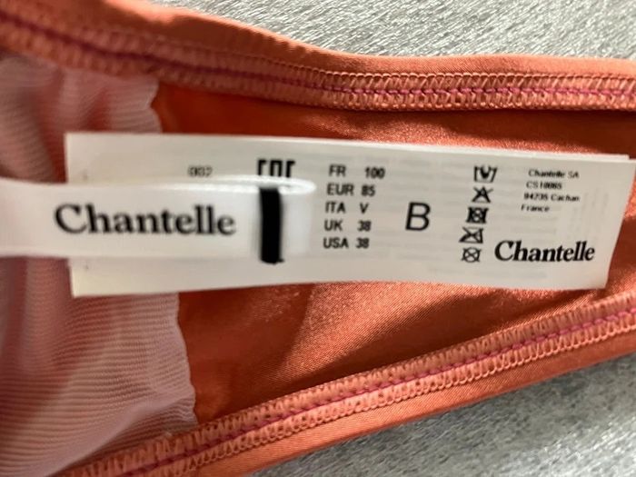 Haut maillot orange Chantelle neuf - photo numéro 11