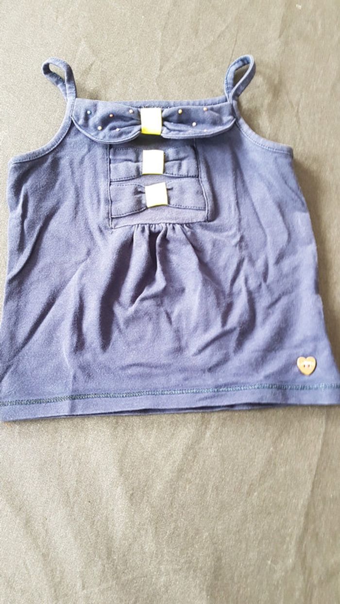 Débardeur bleu marine