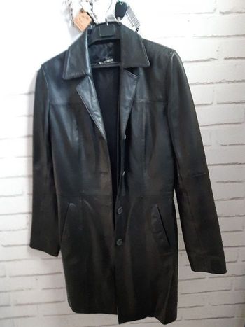 Manteau cuir d'agneau