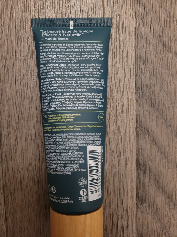 Masque instant détox Caudalie🌿 - photo numéro 2