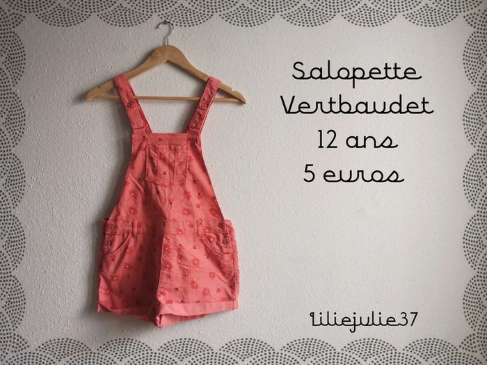 Salopette Vertbaudet 12 ans