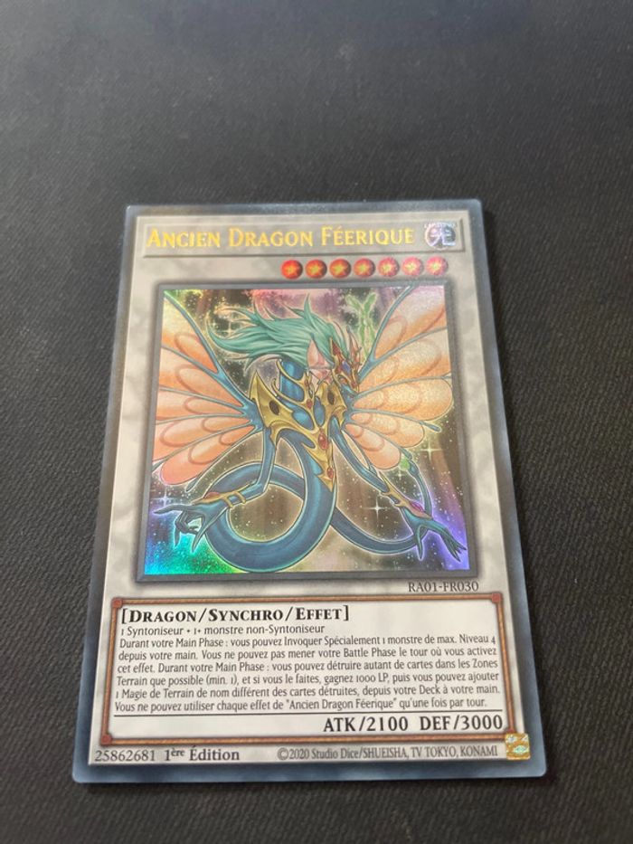 RA01-FR030 - Ancien dragon féerique - Yu-Gi-Oh! - photo numéro 4