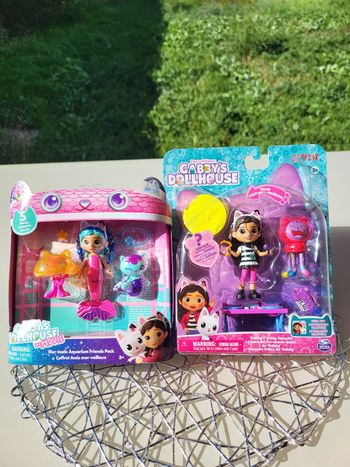 Lot de 2 sets de figurines Gabby's Dollhouse