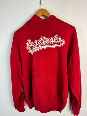 Sweat universitaire rouge taille L