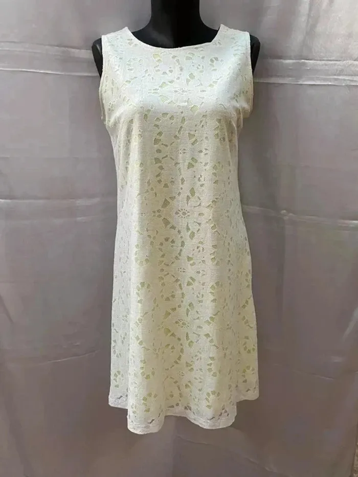 Robe sans manche dentelle - femme - M - Promod - photo numéro 1