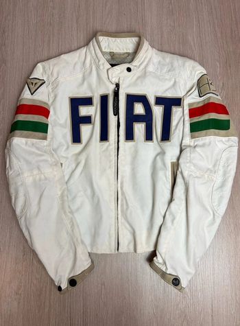 Blouson Moto Dainese x Fiat Racing Team Blanc Taille 40 = XS