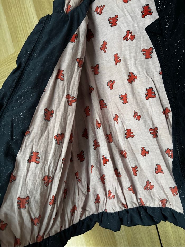 Manteau à capuche bleu Lulu Castagnette t.4ans - photo numéro 4