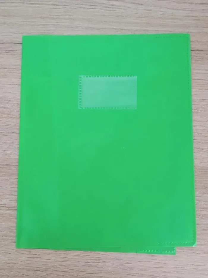 Lot 4 protège-cahier orange rouge bleu vert / Viquel - 17x22cm - photo numéro 11